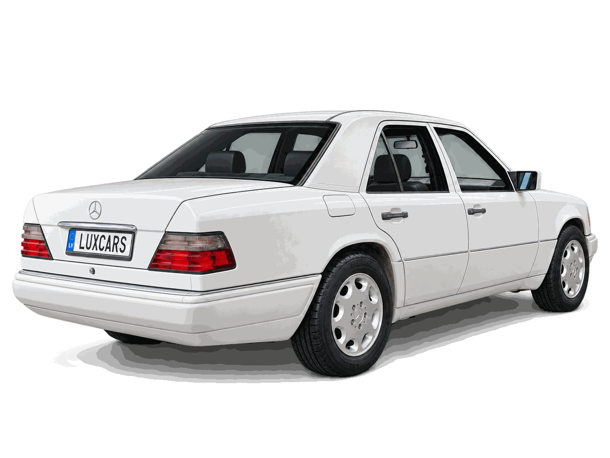 Mercedes-Benz W124 — rear three-quarter view