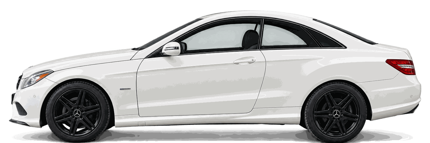 Mercedes-Benz E 350 Coupé — side view